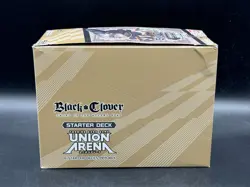 Union Arena TCG Black Clover Sword Wizard King 6 Starter Deck Box New Unopened - Image 4