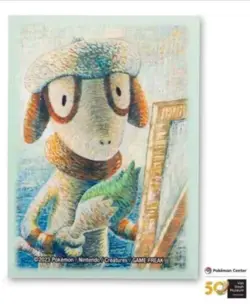 Pokemon Center × Van Gogh Museum: Smeargle Painter Card Sleeves In Hand - Image 1
