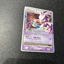 Pokemon Mewtwo LV.X Holo Card 2007-09 Diamond and Pearl Black Star Promos #DP28 - Image 2