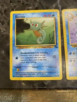 Horsea 49/62 & Seadra 42/62 - Fossil - Pokemon TCG 2 Card Lot LP - Image 3