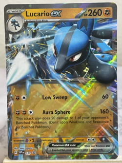 Lucario ex 017 Sv: Scarlet & Violet Promo Cards Holo - Near Mint - Image 1