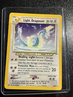Pokemon TCG Light Dragonair 22/105 Non-Holo Card, Nintendo 1995-2000 - Image 1