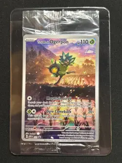Pokemon Card Teal Mask Ogerpon SVP 123 Promo Twilight Masquerade SEALED - Image 1