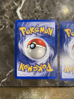 Psyduck 53/62 & Golduck 35/62 - Fossil Set - 2 Card Vintage Pokemon Lot - Played - Image 3