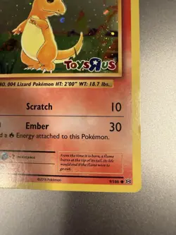 Charmander Toys R US Promo (9/108 XY Evolutions) Damaged Pokemon TCG Card - Image 5