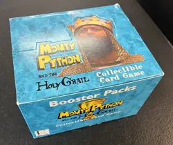 Monty Python & Holy Grail Game Cards - Lot of 33 Sealed Booster Pack W/box 1996 - Image 1