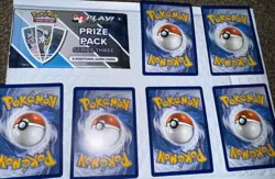 New Play! Pokemon Prize Pack Series Three - 6 Misc Cards TCG Dragonite (Opened) - Image 5