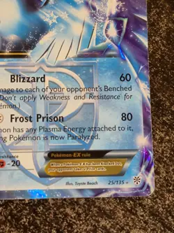 Articuno EX - 25/135 - Pokemon Plasma Storm Black & White Ultra Rare Card TCG - Image 5