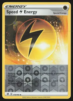 SWSH02: Rebel Clash Speed L Energy #173/192 Reverse Holo Pokemon Card - Image 1