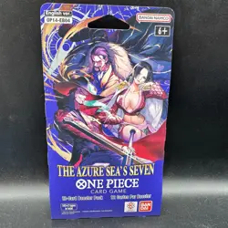 Bandai One Piece Card Game The Azure Sea's Seven Sleeved Booster Pack English - Image 1
