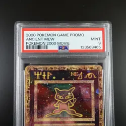 PSA 9 Ancient Mew Pokemon 2000 Movie Holo Card - Image 2