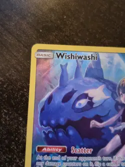 Pokemon TCG Wishiwashi Holo Secret Rare Card Sun & Moon Cosmic Eclipse 240/236 - Image 2