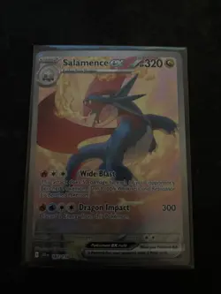 Pokemon TCG Salamence EX Journey Together Special Illustration Rare Card 187/159 - Image 1