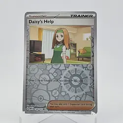 Daisy's Help Reverse Holo NM 158/165 Scarlet & Violet 151 Pokemon Card - Image 1