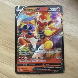Infernape V SWSH252 SWSH: Sword & Shield Promo Cards Holo - Image 1