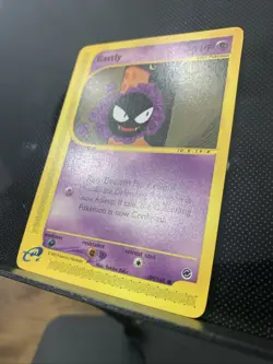 Pokemon TCG Gastly Expedition 109/165 Yukiko Baba NM Vintage Card 2002 - Image 3
