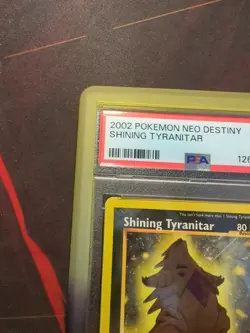 Pokemon Neo Destiny 2002 Shining Tyranitar Holo Card 113/105 PSA 2 Vintage Rare - Image 2