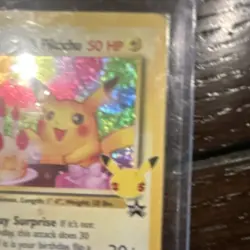 Pokemon ______'s Pikachu Wotc Promo 24/53 Holo 50 HP Basic Vintage Card - Image 3