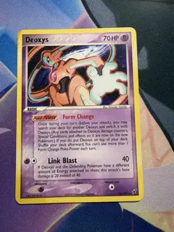 Pokemon TCG Deoxys Card 16/107 EX Normal Forme, Regular Rare, EN-HP 2005 - Image 1