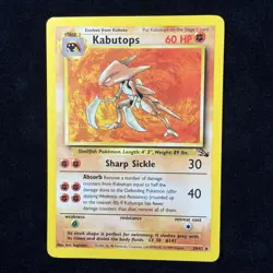 Kabutops 24/62 Fossil Rare Non-Holo WOTC Vintage Pokemon Card 1999 NM - Image 1