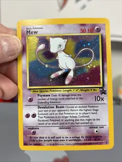 Pokemon Card Mew Holographic Black Star Promo #9 Card WOTC 1999-2000 NM - Image 2
