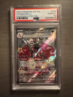Charizard ex 074 Sv: Scarlet & Violet Promo Cards Holo PSA 10 GEM MINT 💎 - Image 1