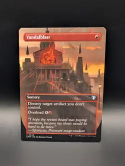 MTG - Vandalblast - BORDERLESS - Sorcery - CMM #646 - UC - Image 1