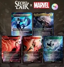 MTG Secret Lair x Marvel's Storm Foil Edition Magic The Gathering NEW IN HAND - Image 1