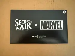 MTG Secret Lair x Marvel's Storm Foil Edition Magic The Gathering NEW IN HAND - Image 3