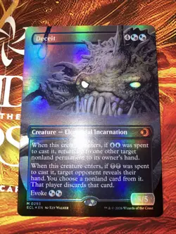 Deceit (Borderless) Lorwyn Eclipsed Foil - Image 1