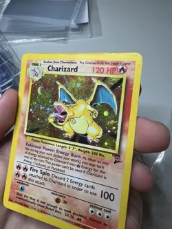 SWIRL 2000 Pokemon Game Base Set 2 II Charizard 4/130 Holo Foil Unlimited WOTC - Image 3