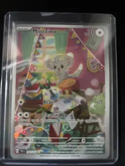 Pokemon TCG Minccino 182/162 Cinccino 183/162 SV Temporal Forces Mint IRS - Image 1