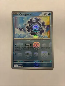 Cryogonal (Master Ball Pattern) SV: Black Bolt 027/086 Pokemon TCG - Image 1