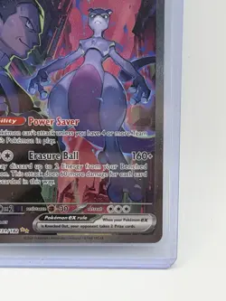 Team Rocket’s Mewtwo ex 231/182 Special Illustration Rare Pokemon Destined Riv - Image 4