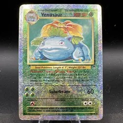 2002 Pokemon Legendary Collection Venusaur Reverse Holo Foil 18/110 - MP/HP - Image 1