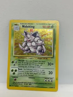Vintage Pokemon TCG Nidoking Base Set Holo 11/102 Wizards of the Coast - Image 2