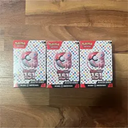 Pokemon Scarlet & Violet 151 Booster Bundle Boxes Lot of 3 - Image 1