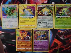 Pokemon Vivid Voltage Lot of 6 Amazing Rares - Rayquaza, Raikou, Jirachi Etc - Image 1