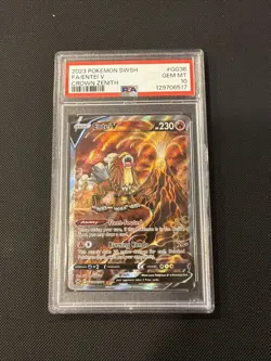 Pokemon Entei V Crown Zenith Full Art #GG36 PSA 10 English - Image 1