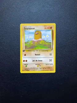 Carte Pokemon TAUPIQUEUR 47/102 Set de Base Wizard Edition 1 FR NM - Image 1