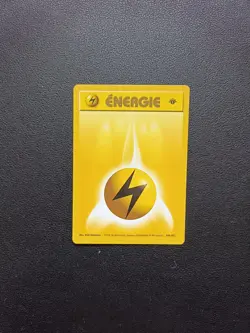Carte Pokemon Energie Electrique 100/102 Edition 1 Set de Base Wizards FR exc/NM - Image 1