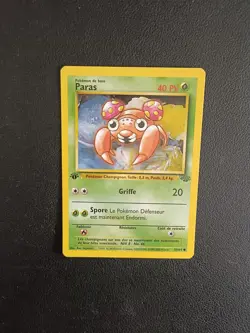 Carte Pokemon Paras 59/64 Edition 1 Jungle Wizards Francaise NM - Image 1
