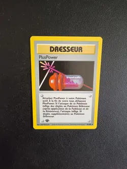 Carte Pokemon PlusPower 84/102 Unco Edition 1 Set de Base Wizards FR NM - Image 1