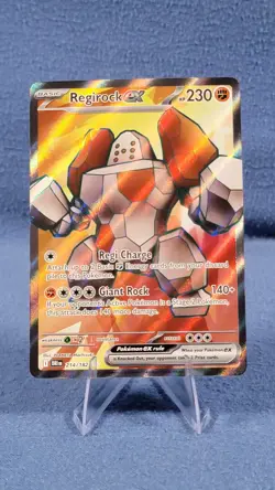 Regirock ex 214/182 NM Ultra Rare Destined Rivals Pokemon TCG - Image 1