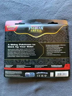 Pokemon TCG Paldean Fates Tech Sticker Collection - 3 Packs SEALED - Fidough - Image 4