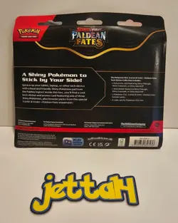 Pokemon - Paldean Fates - Tech Sticker 3-Pack (Shiny Fidough) SV4.5 NEW/SEALED! - Image 3