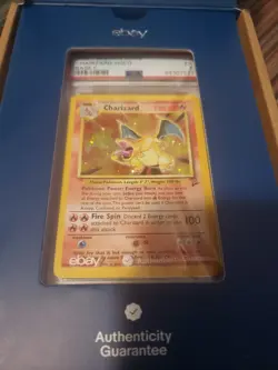 2000 Pokemon Game Base 2 #4 Charizard Holo PSA 5 - Image 2