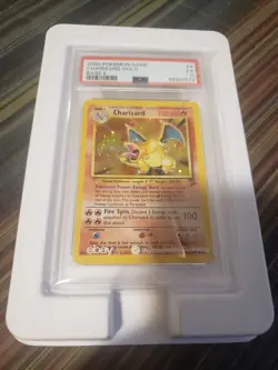 2000 Pokemon Game Base 2 #4 Charizard Holo PSA 5 - Image 3