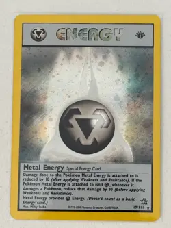 Metal Energy (2000) - 1st Edition Rare Holo - Pokemon Neo Genesis #19/111 - Image 1