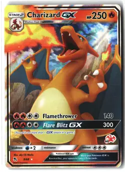 Charizard GX ⭐ 9/68 Holo Rare GX Hidden Fates 2019 Pokemon NM - Image 1